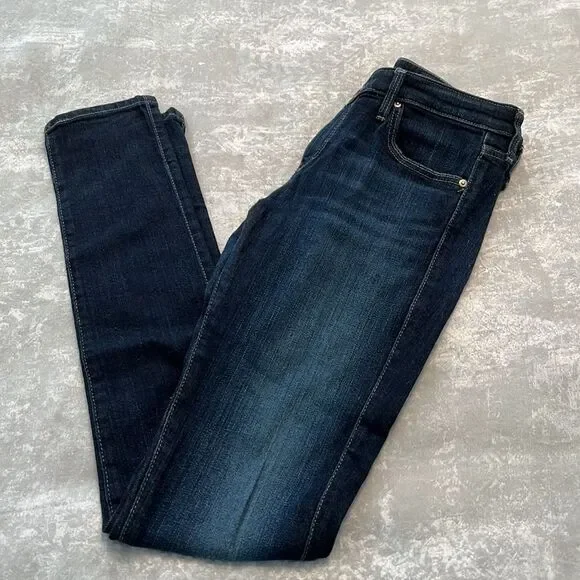 AG womens Super Skinny size 27R blue jeans. - Picture 6 of 6